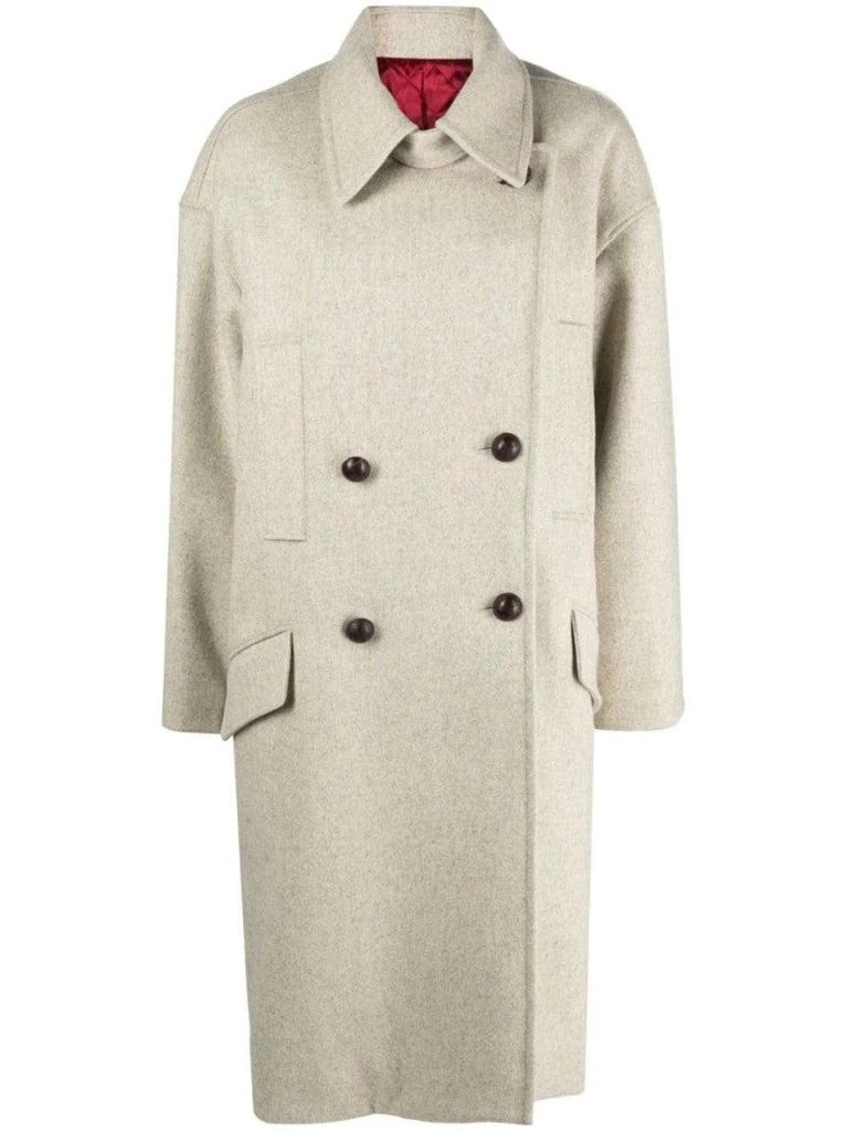Isabel Marant Oversized Double-Breasted Coat 1