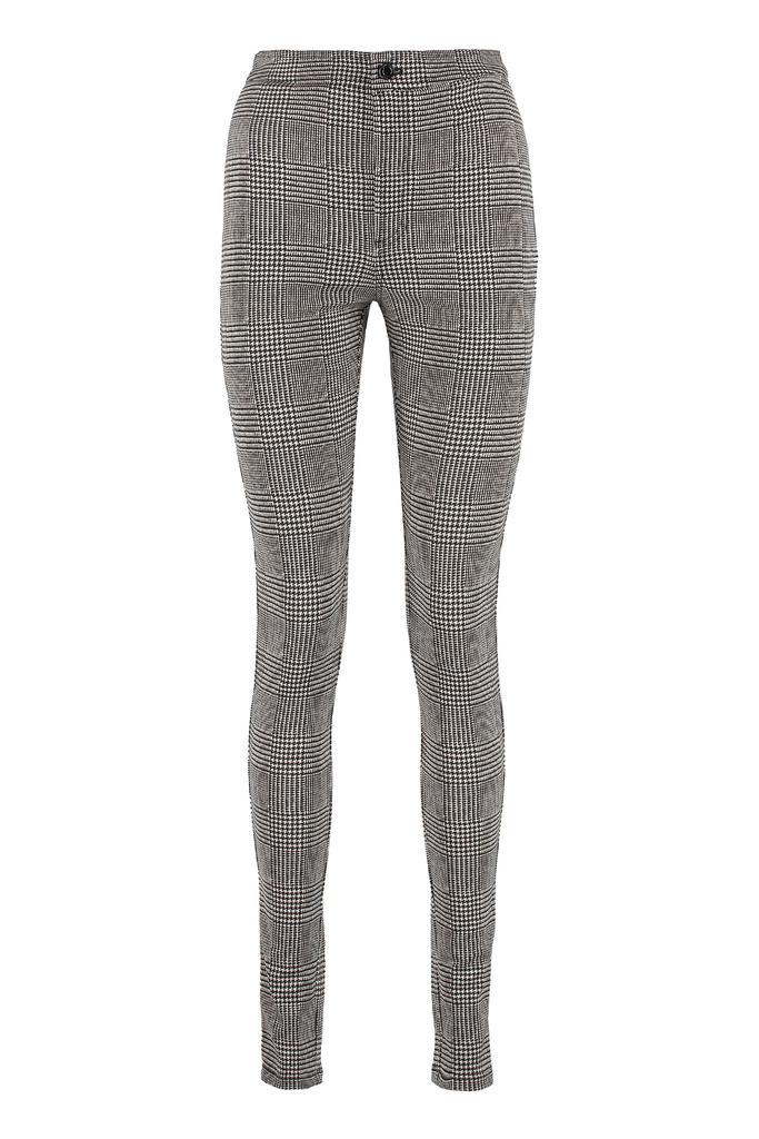 Yves Saint Laurent PRINCE-OF-WALES CHECKED TROUSERS