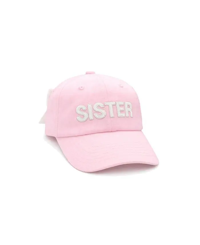 Bits & Bows Girls' Sister Bow Baseball Hat