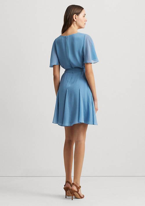 Crinkle Georgette Surplice Dress – On Sale Now with Up to 50% Off |  Discover Exclusive Deals \u0026 Savings at BeyondStyle – Authentic Ralph Lauren  Women|Casual Dresses | Dresses | Women's Clothing |