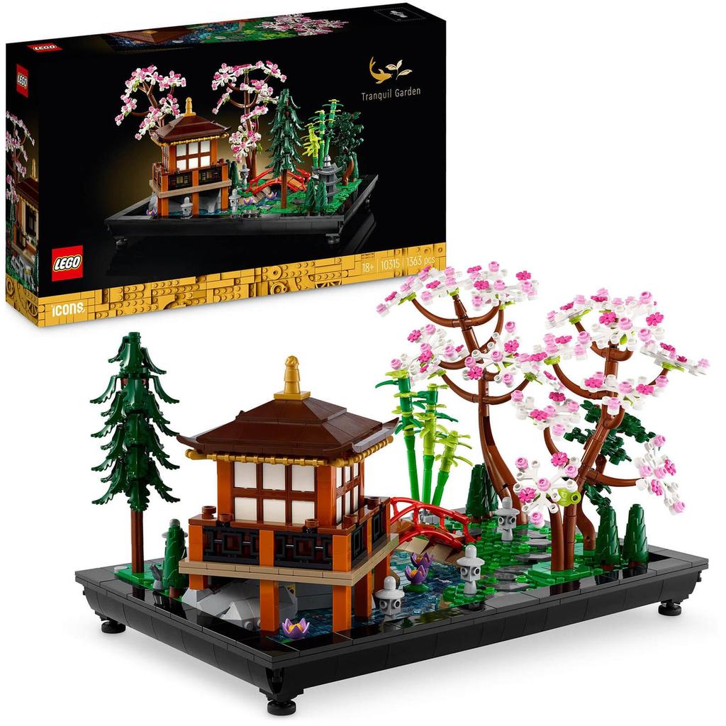 LEGO LEGO Icons Tranquil Garden Botanical Set with Flowers 10315