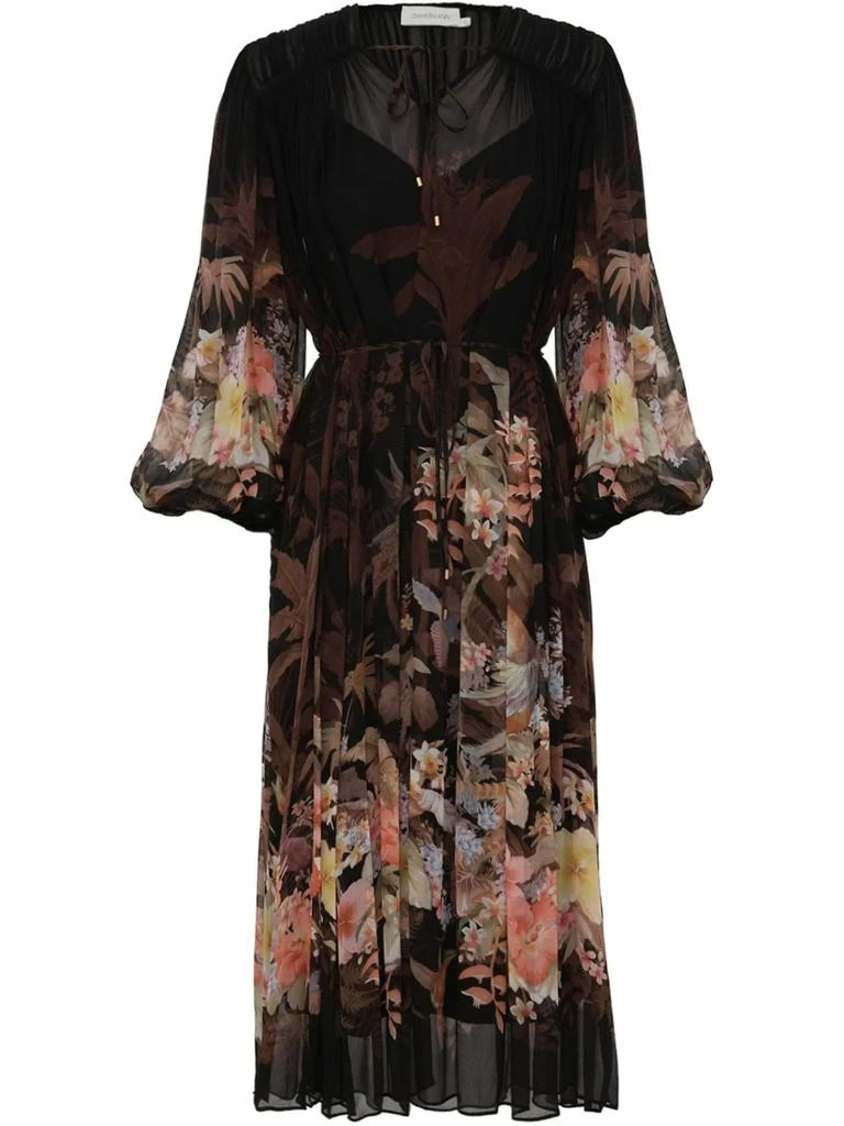 Zimmermann Zimmermann Floral Midi Dress 1