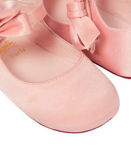 Christian Louboutin Baby Lou Babe satin ballet flats 4