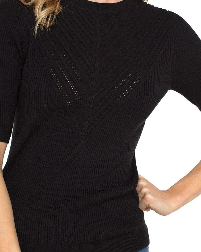Liverpool Los Angeles Elbow Sleeve Crewneck Sweater 4