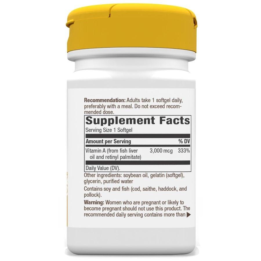 Nature's Way Vitamin A 10,000 IU Softgels