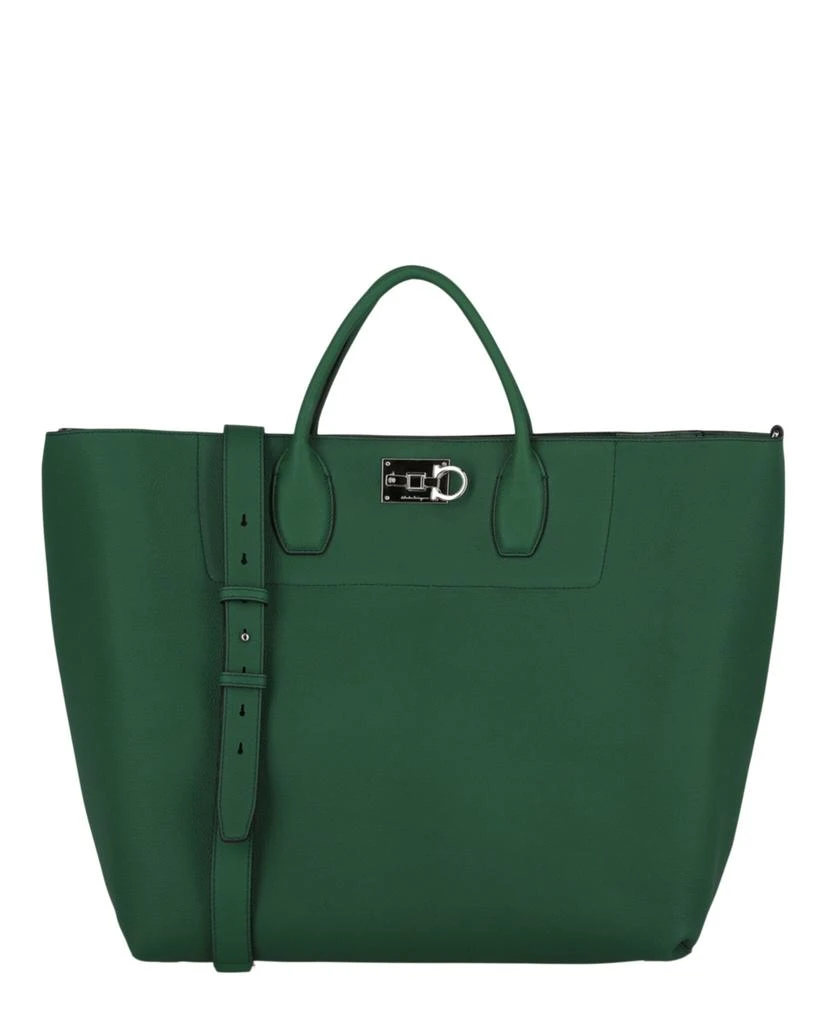 Salvatore Ferragamo The Studio Large  Leather Tote 1