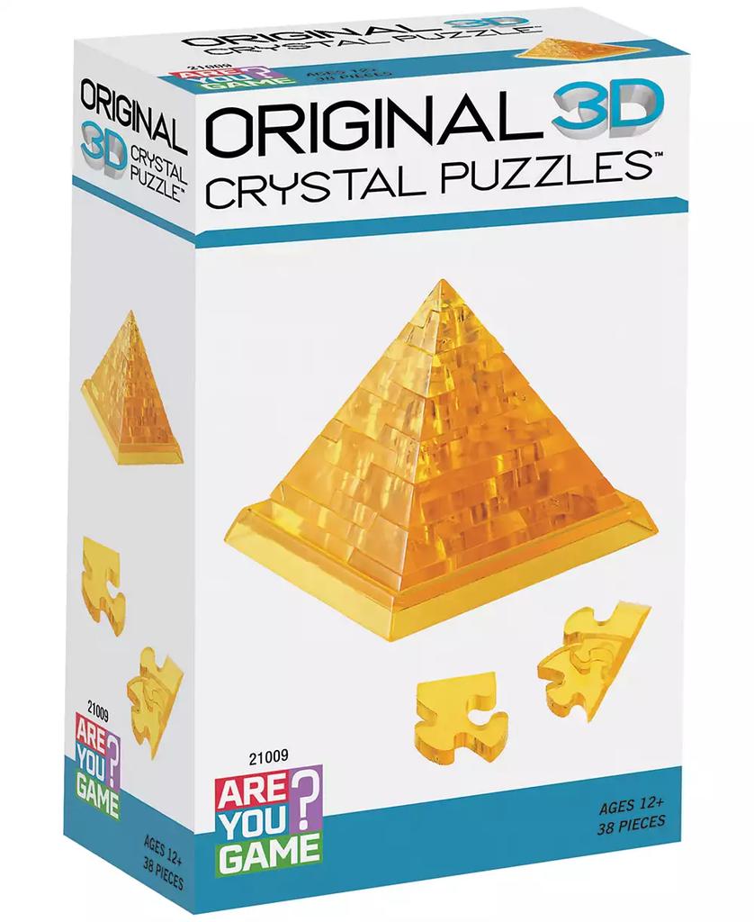 AreYouGame 3D Crystal Puzzle - Pyramid - 38 Piece