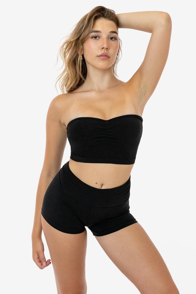 Los Angeles Apparel 8337GD - Garment Dye Ruched Front Tube Top
