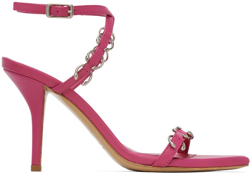 Miaou Pink GIABORGHINI Edition Reno Heeled Sandals