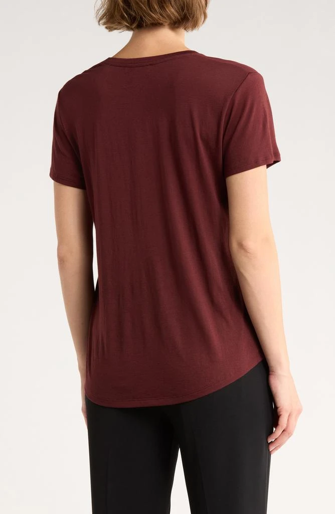 Vince Crewneck Shirt Tail T-Shirt 2