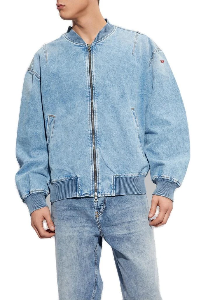 Diesel Diesel D Vinz Zipped Denim Jacket 2