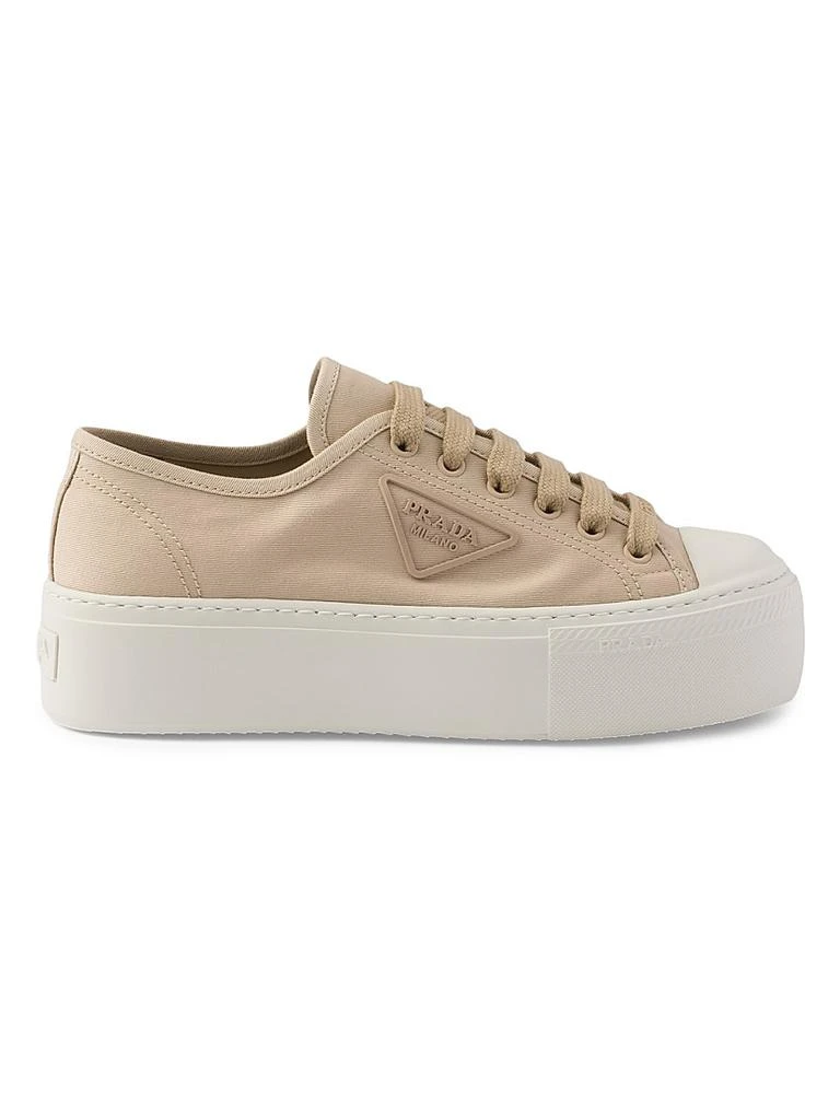 Prada Laced Fabric Sneakers 1