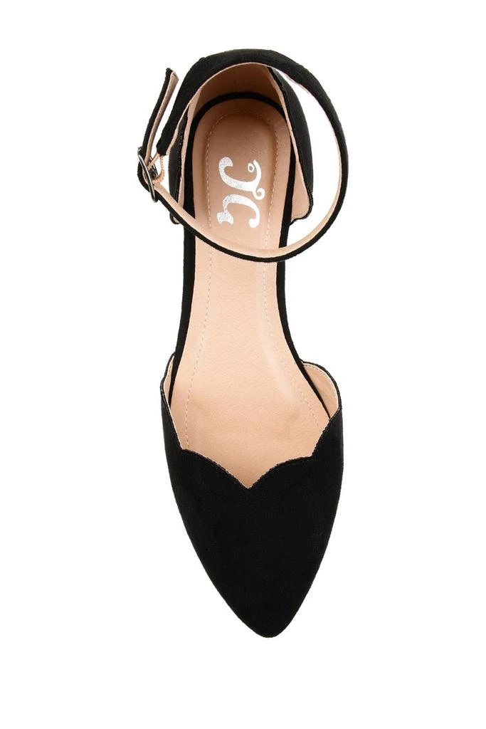 Journee Collection Lana Ankle Strap Flat 2