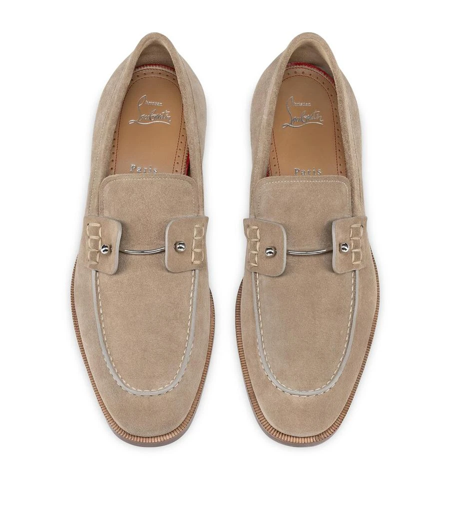 Christian Louboutin Chambelimoc Suede Loafers 3