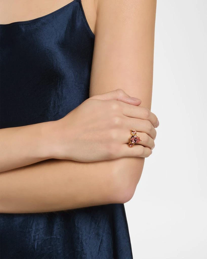 Oscar de la Renta Crystal Prong Ring 2