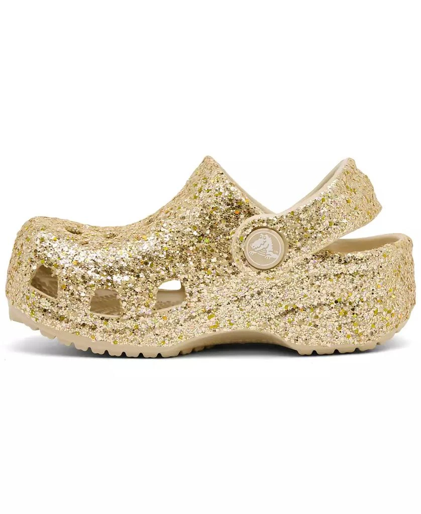 Crocs Infant Girls Chunky Glitter Classic Clogs from Finish Line