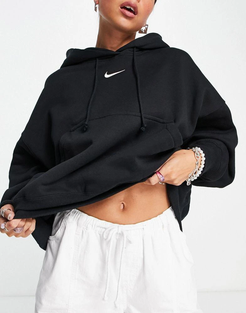 NIKE Nike Phoenix Fleece over-oversized hoodie in black 4