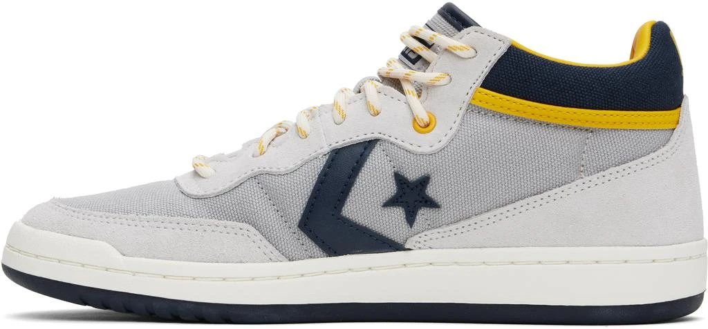 Converse Gray CONS Fastbreak Pro Suede & Canvas Sneakers 3