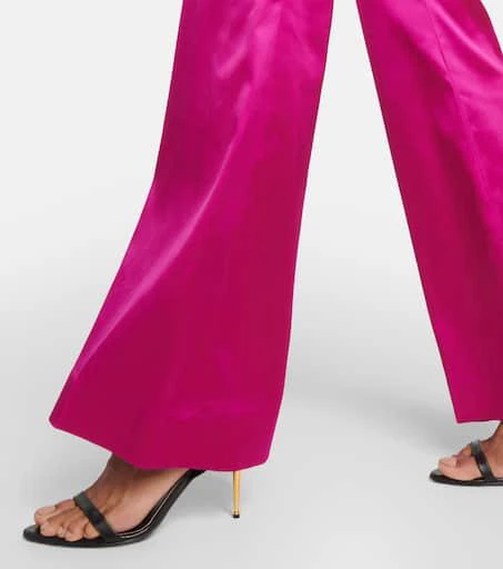 Tom Ford Low-rise flared satin pants 5