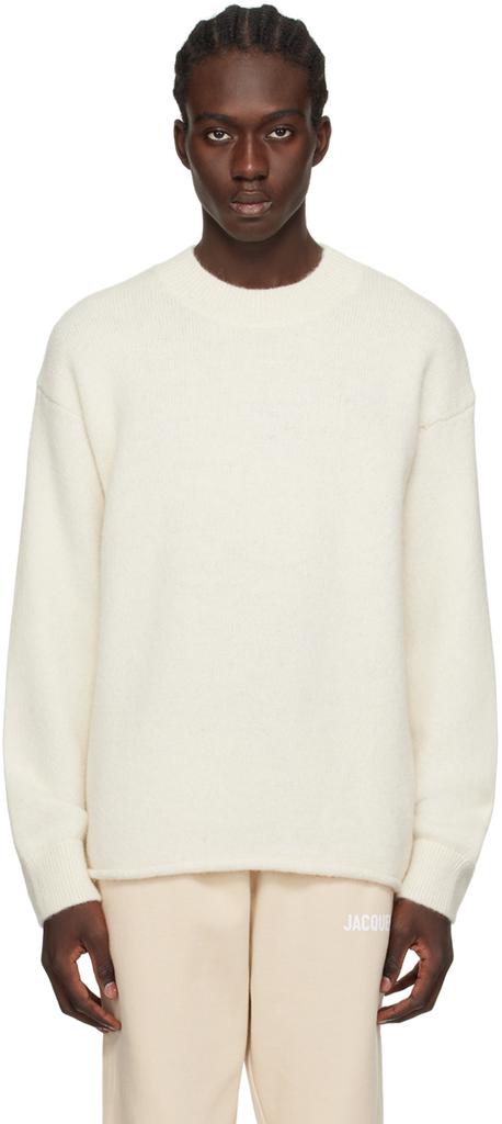 Jacquemus Off-White Les Classiques 'Le Pull Jacquemus' Sweater