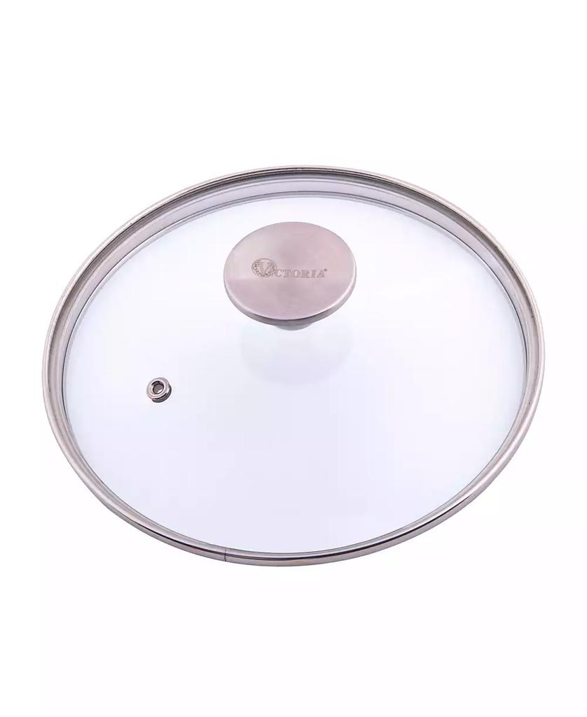 Victoria Glass Lid with Stainless Steel Knob for 6.5" Skillet