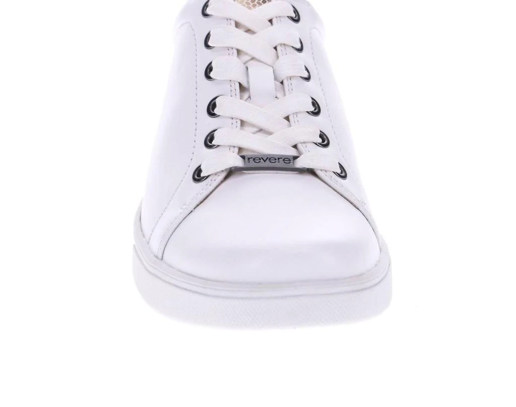 revere Women's Limoges Lace Up Sneaker In Coconut 2
