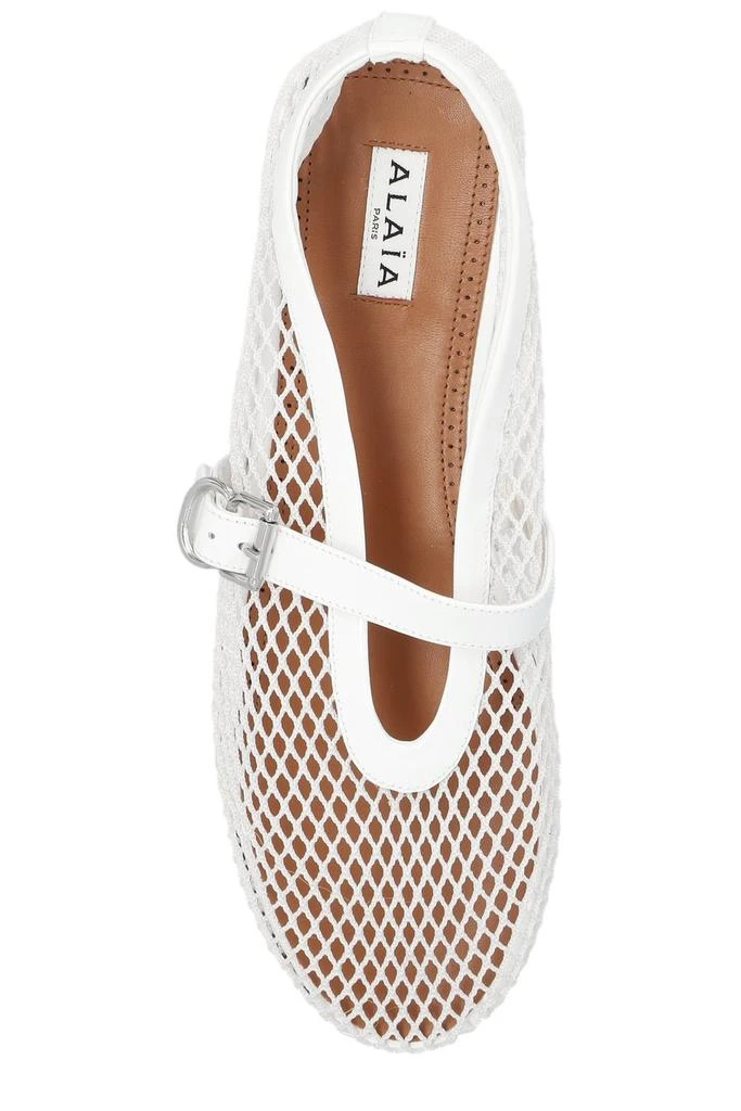 Alaïa Alaïa Fishnet Ballet Flats 4