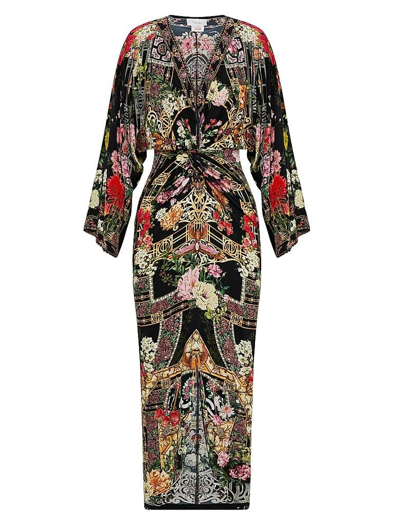 black boat neck maxi dress Premiere Black Boat-Neck Maxi Dress With Open-Back And Cape-Sleeves – Club  L London
