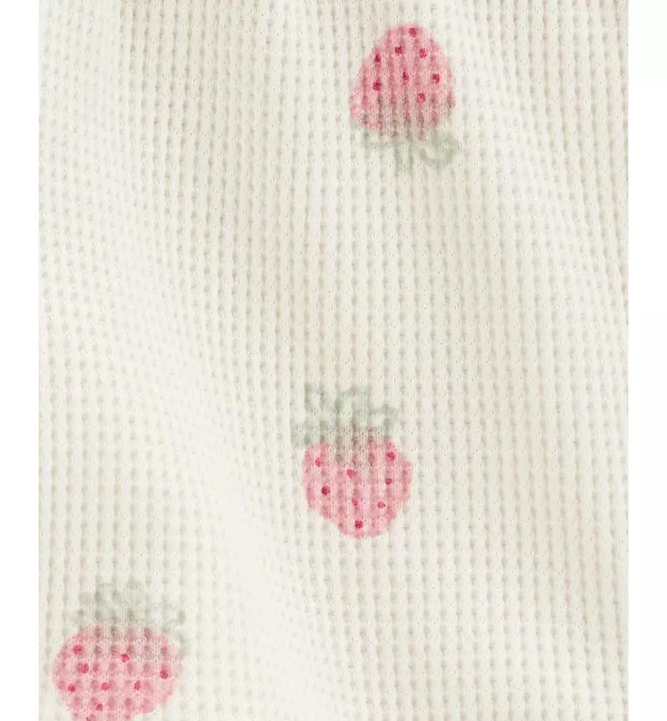 Carter's Toddler Girls Strawberry-Print Thermal Shorts 3
