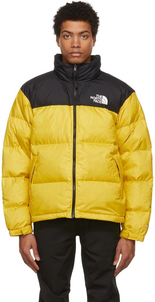 The North Face Black & Yellow Down 1996 Retro Nuptse Jacket 1