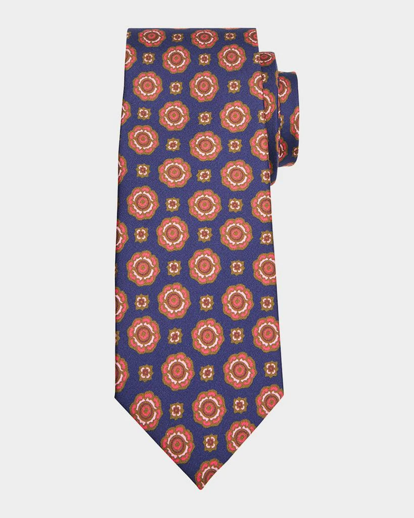Charvet Men's Silk Medallion-Print Tie 1