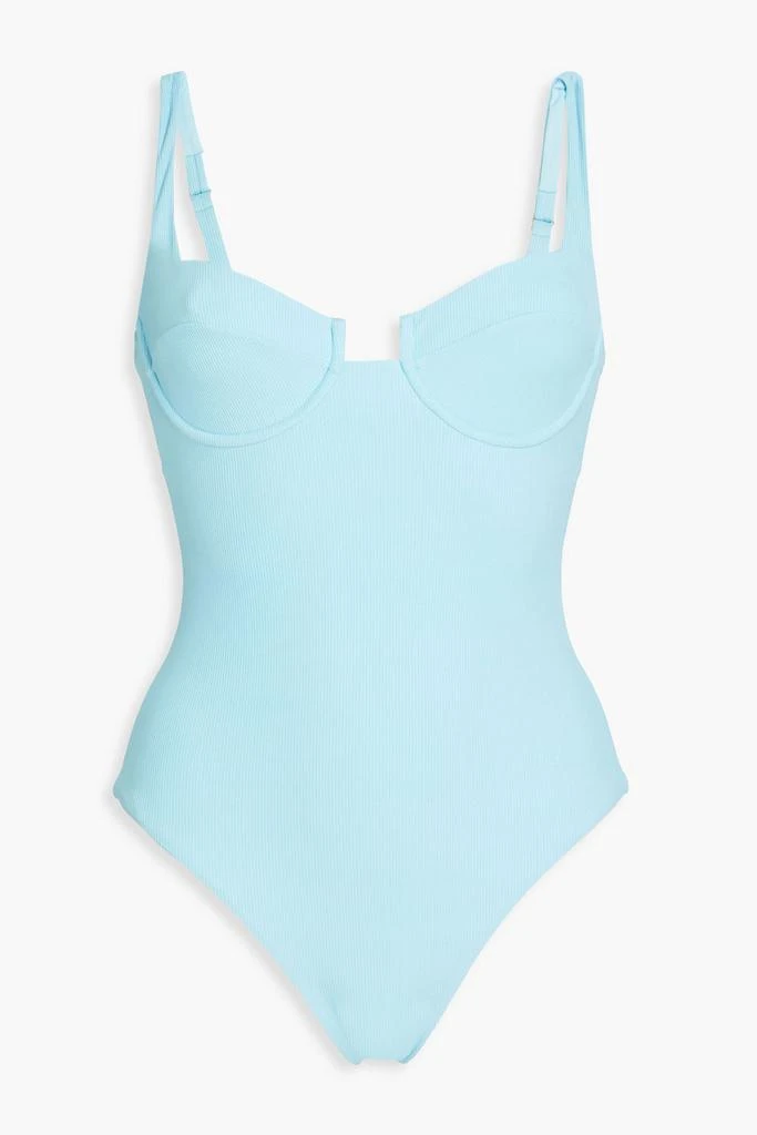 MELISSA ODABASH San Remo ribbed underwired swimsuit 1