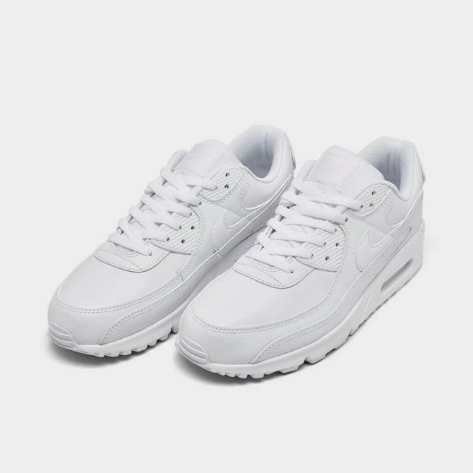 NIKE Men's Nike Air Max 90 Leather Casual Shoes 2