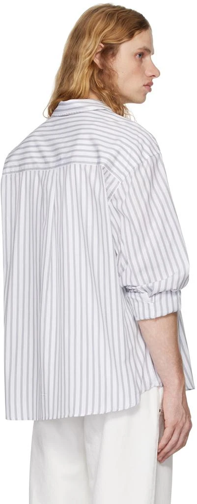 COOR White Multi-Pin Striped Shirt 3