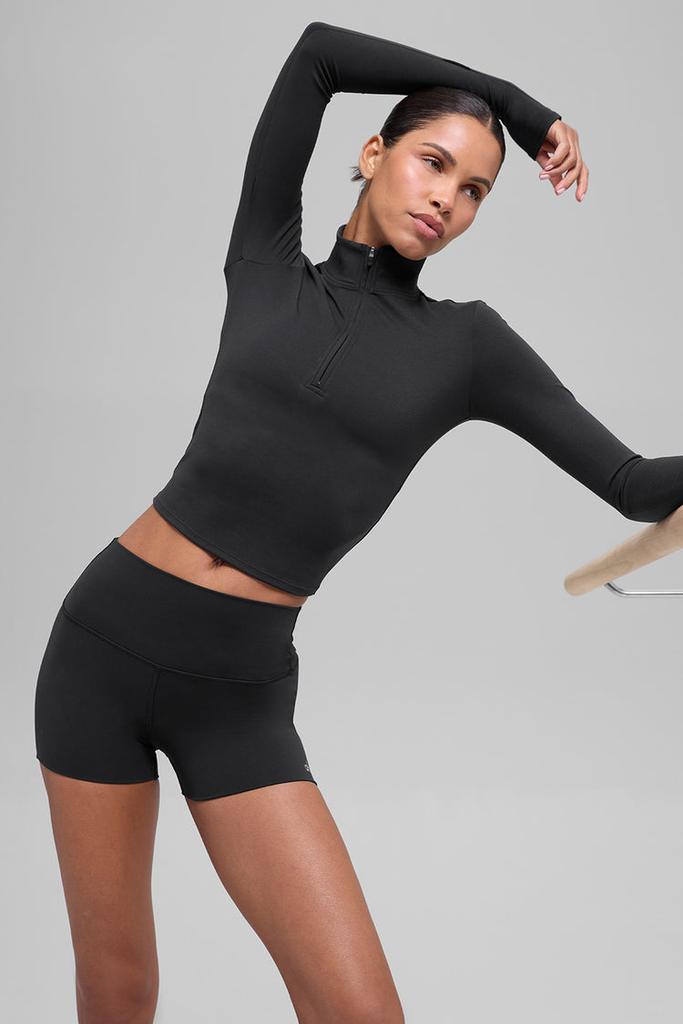 Alo ALO Softsculpt Precision 1/4 Zip Long Sleeve - Clover Green