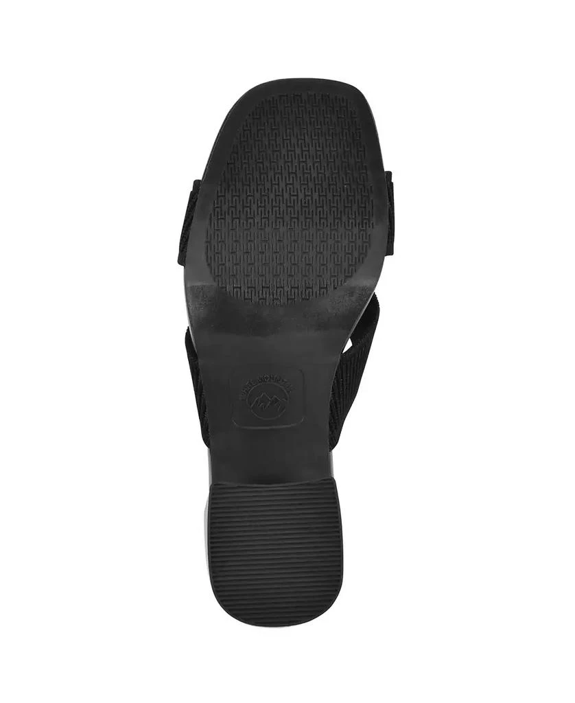 White Mountain Women's Milled Round Toe Dress Sandals 5