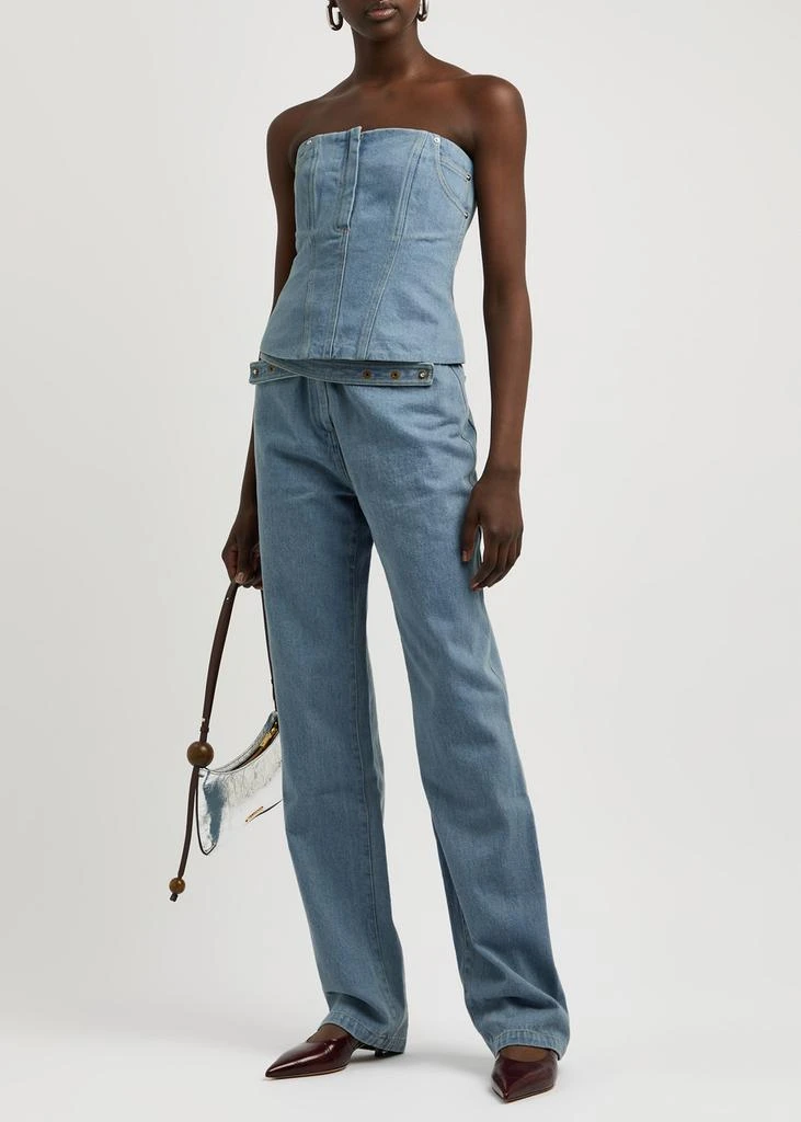 Paris Georgia Jo strapless denim corset top  4
