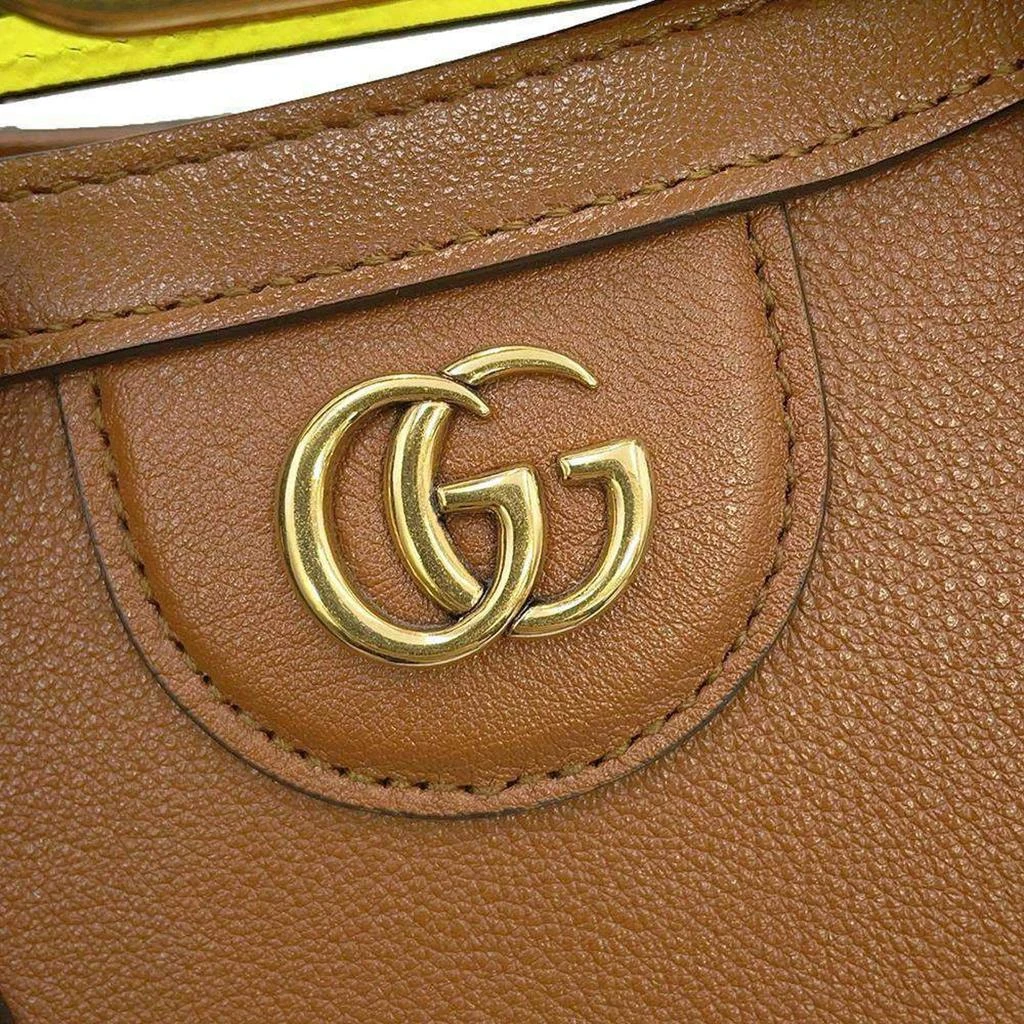 Gucci Gucci Brown Leather Mini Bamboo Diana Tote Bag 14