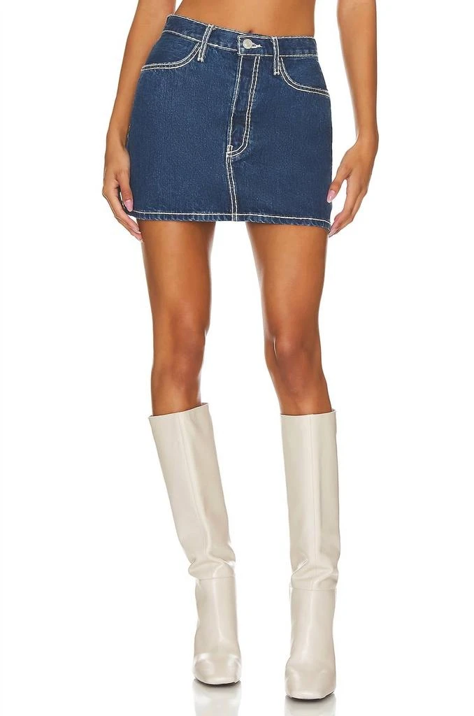 Re/Done Re/Done - 90s Mini Denim Mini Skirt 1