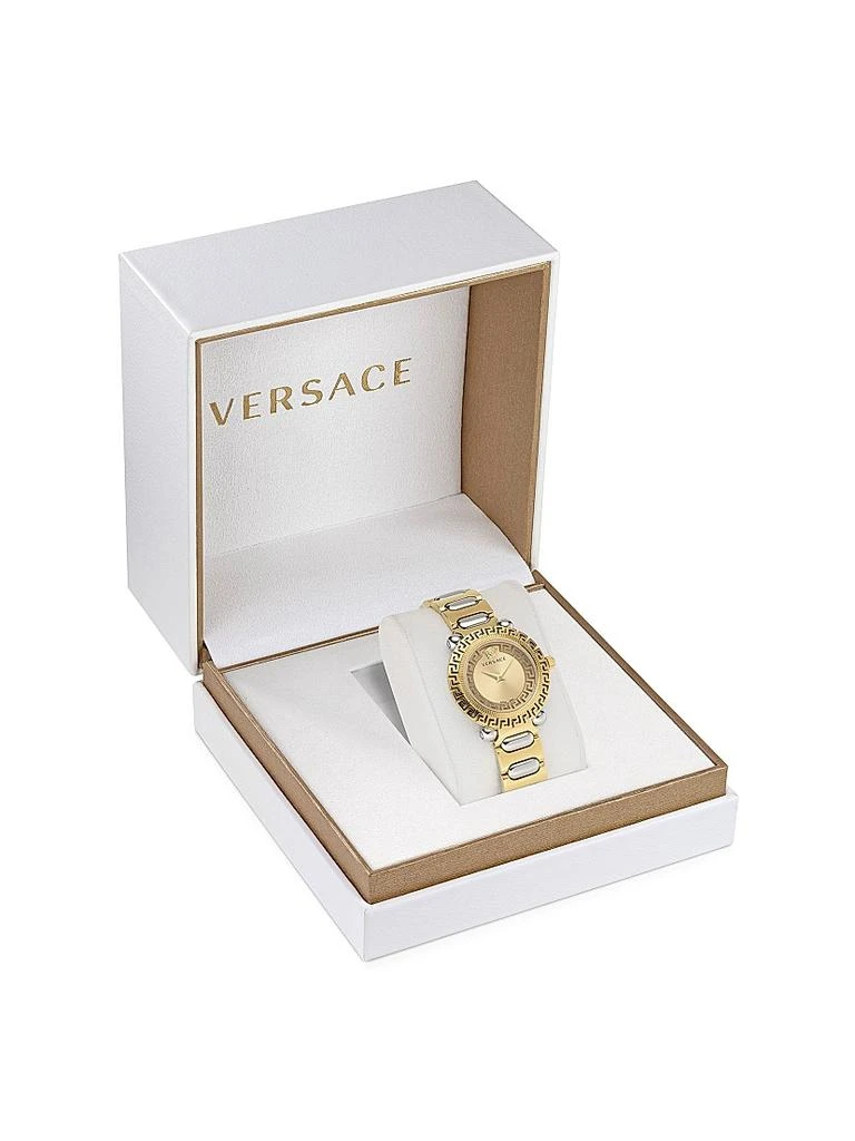 Versace Greca Twist Two-Tone Stainless Steel Watch - Women display picture 2