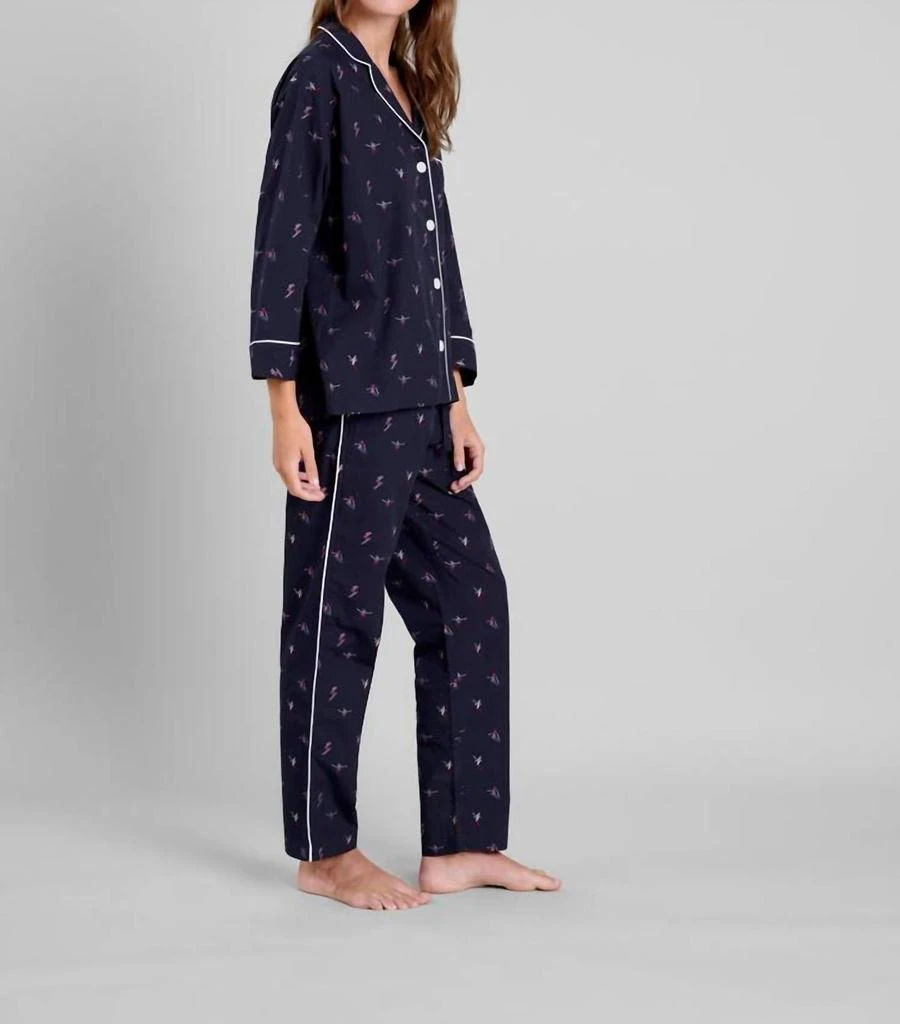 SLEEPY JONES Sleepy Jones - Marina Skier Print Pajama Set 2