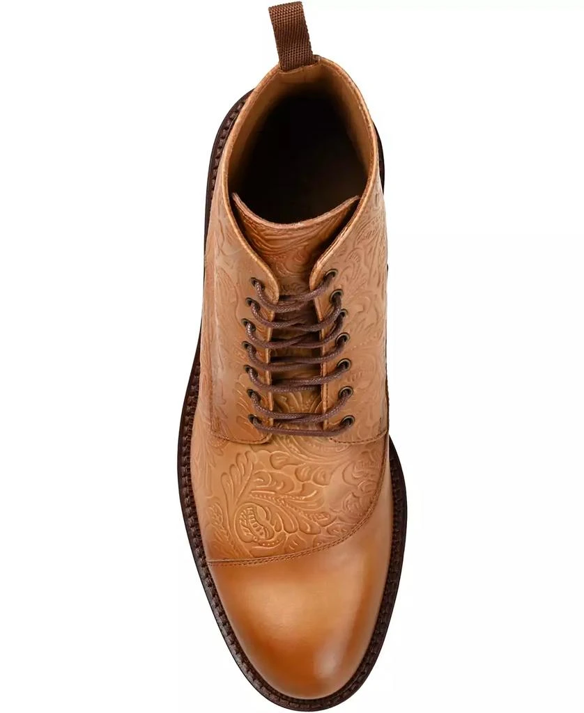 Taft Men's Paris Floral Embossed Leather Dress Boots 4