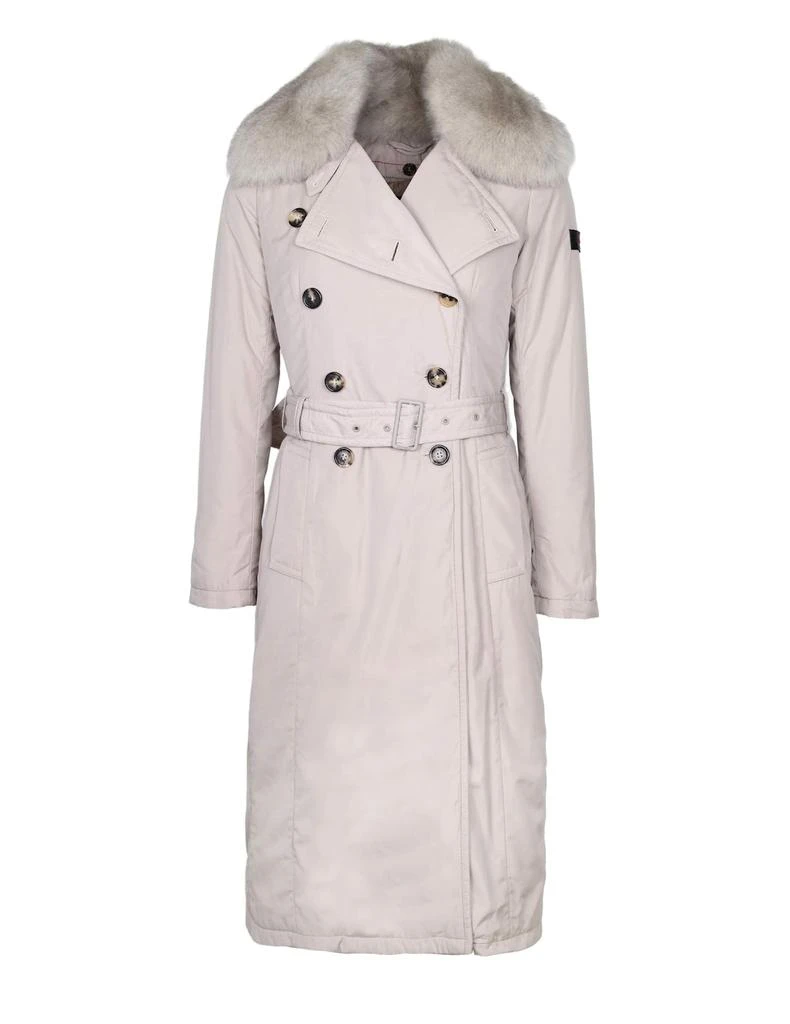 PEUTEREY Rodin Mfc Fur Trench Coat In Microfiber Poplin Color Beige 1