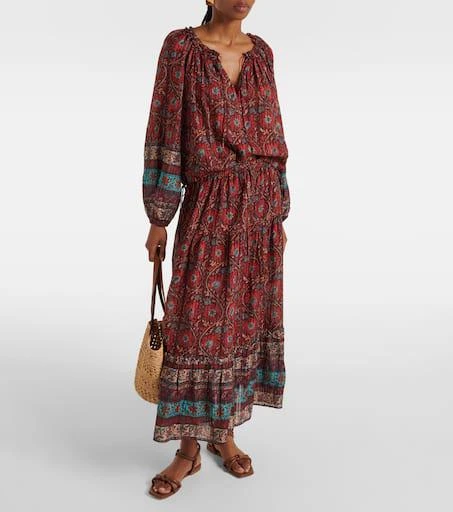 Ulla Johnson Silva printed cotton-blend blouse 6