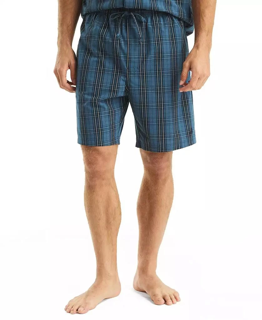 Nautica Men's Crafted Plaid Poplin Sleep Short 1