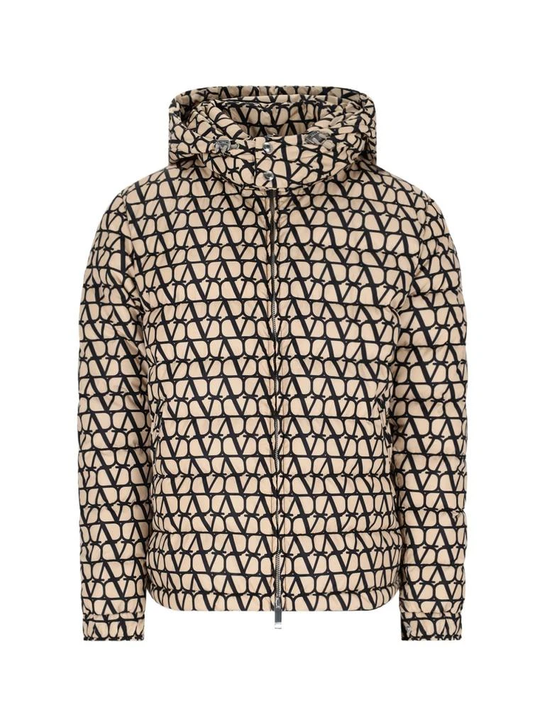 Valentino Valentino Toile Iconographe-Print Long-Sleeved Padded Jacket