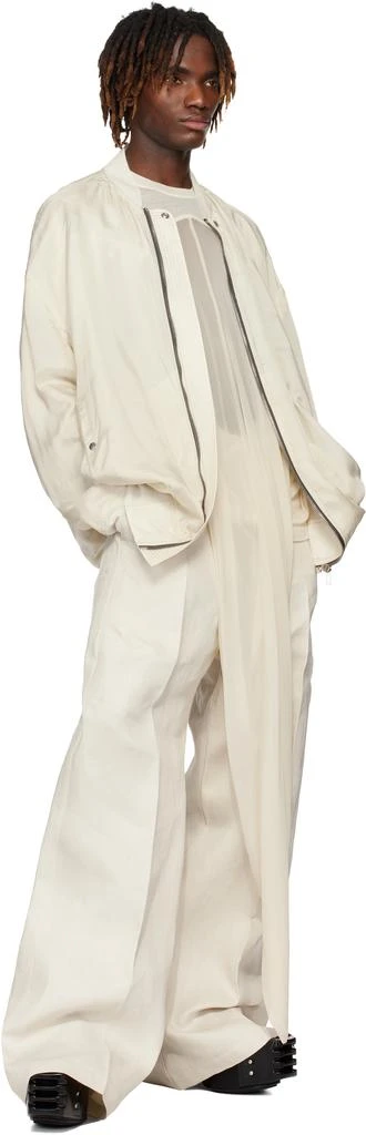 Rick Owens Off-White Hollywood Jumbo Flight Bomber Jacket 4