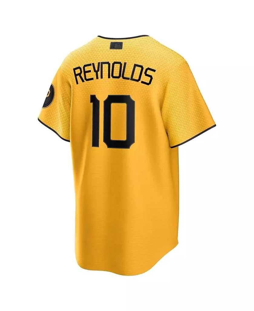 NIKE Men's Bryan Reynolds Gold Pittsburgh Pirates 2023 City Connect Replica Player Jersey 2