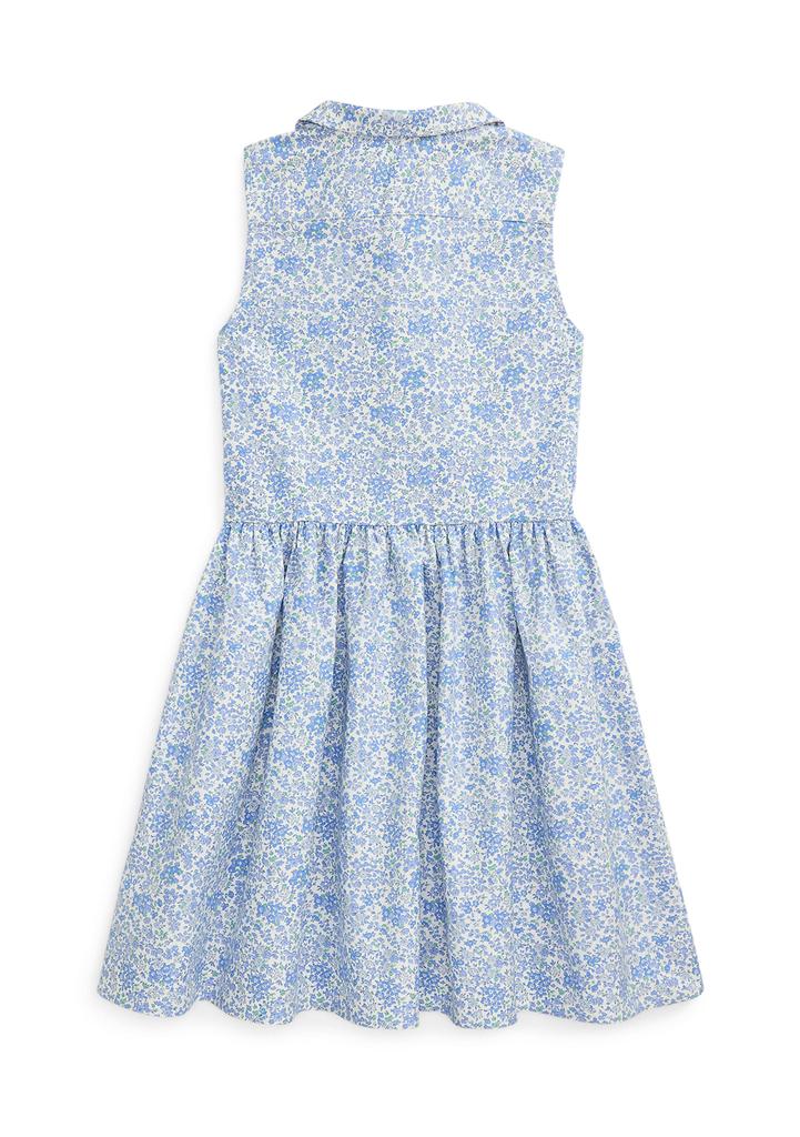 Ralph Lauren Girls 7-16 Floral Cotton Oxford Shirtdress
