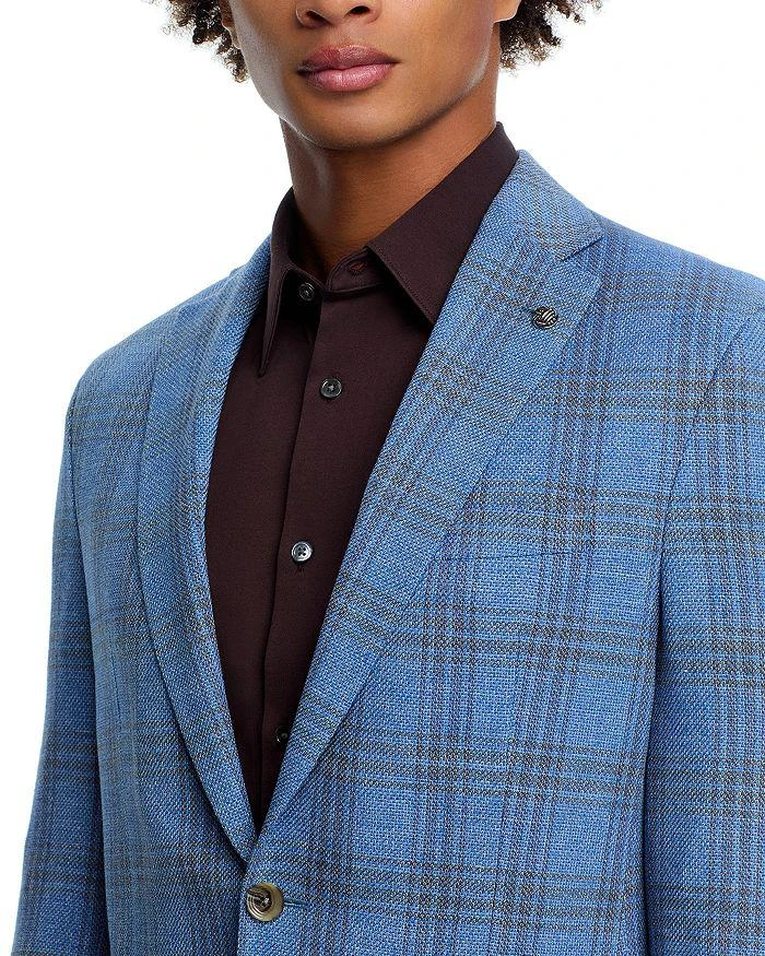 Jack Victor Plaid Unstructured Regular Fit Sport Coat 5